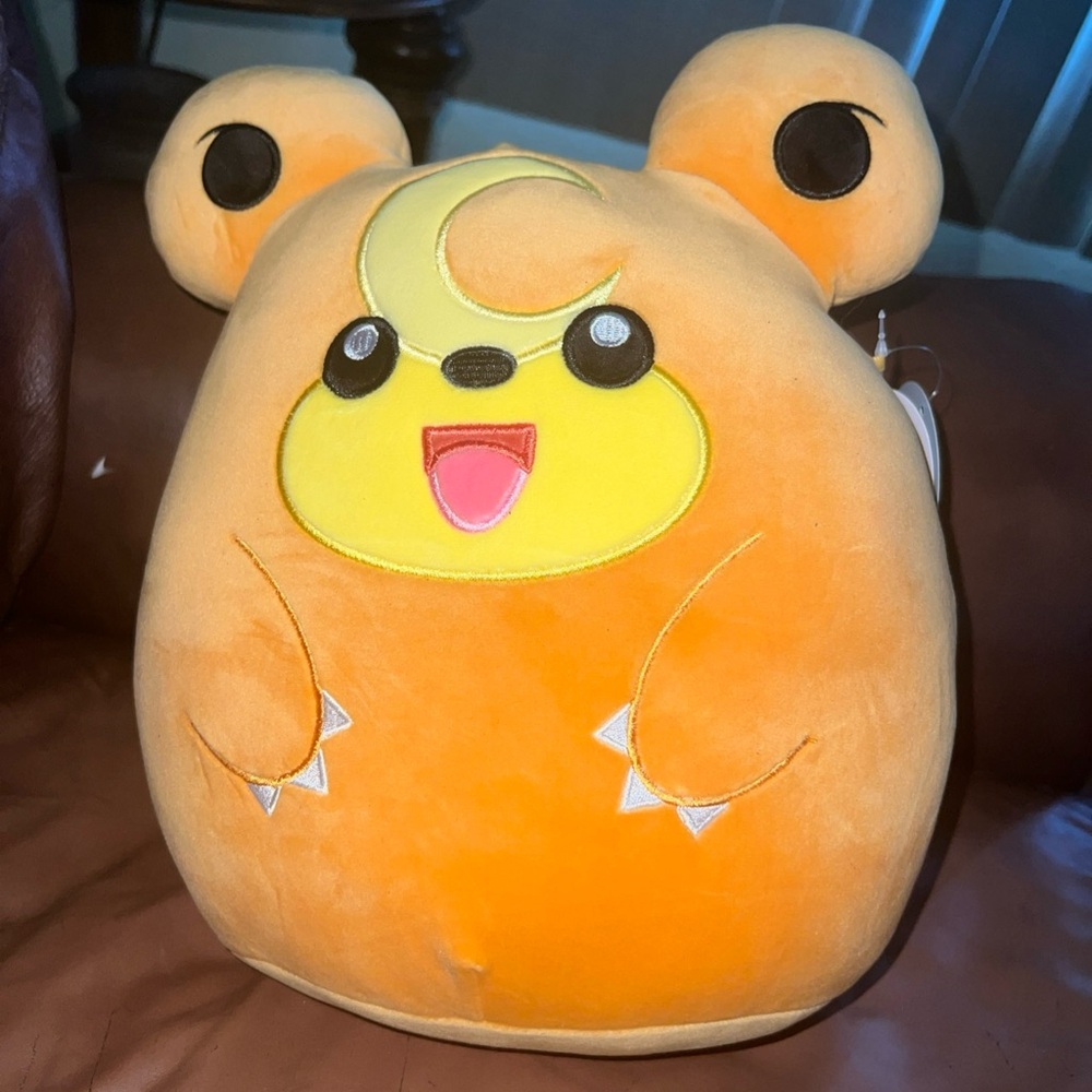 Squishmallow Orange and Yellow Plush Toy